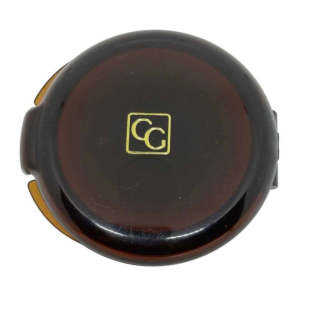 VTG CoverGirl Clean Pressed Powder Creamy Light Brown Compact Mirror Makeup Puff
